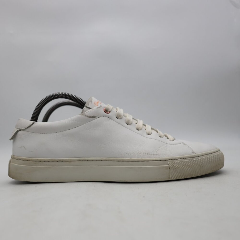 Good Man Brand Edge Men's Size 8 White Leather Low Top Sneakers